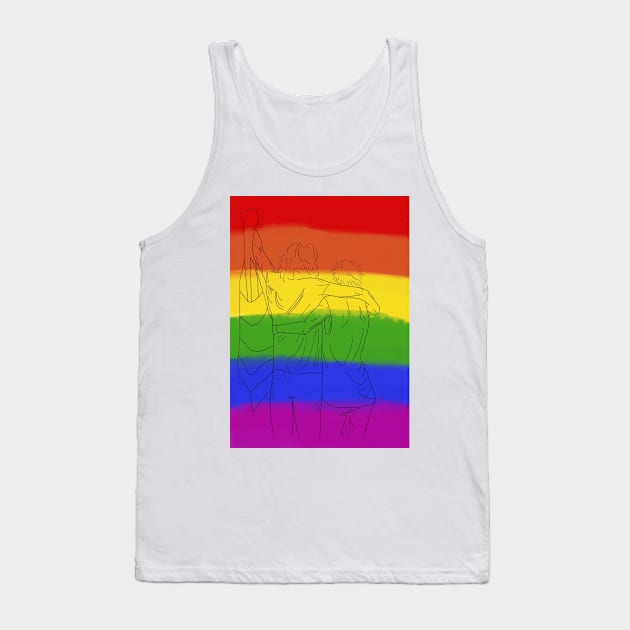 Larry with flag sketch Tank Top by BlossomShop